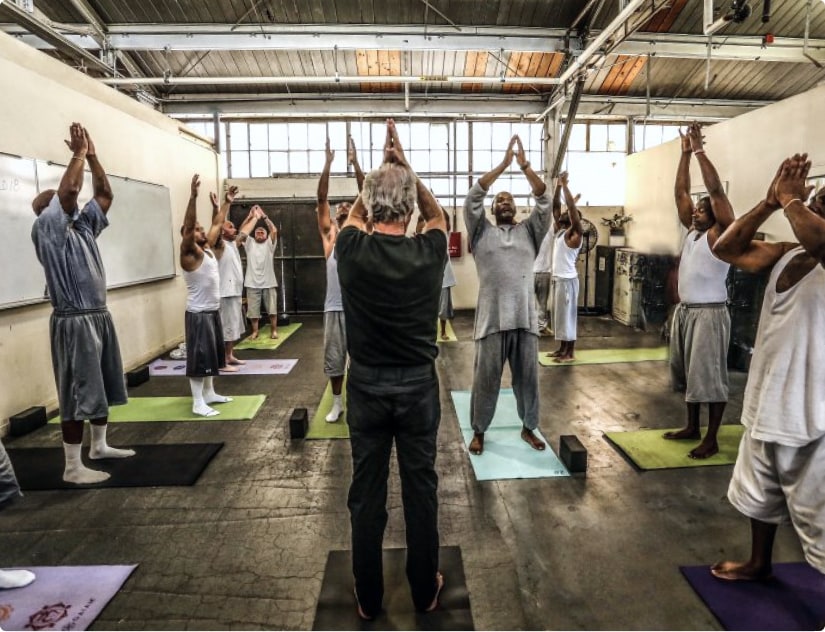 Prison Yoga Project Mens class